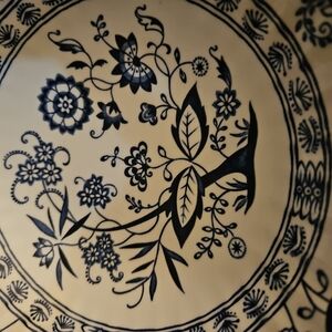 Floral Pattern Ceramic Plate